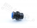 Drukknop (aan/uit)  rond 12mm Blauw